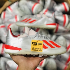 Giày Bóng Đá Adidas X 19.1 Bạc Vạch Đỏ TF