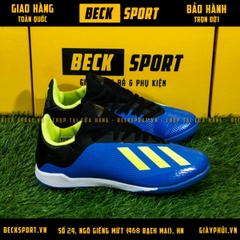 Giày Bóng Đá Adidas X 19.3 Xanh Biển Vạch Chuối TF