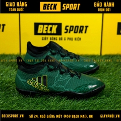 Giày bóng đá Adidas X 17.3 Xanh Rêu Sét TF