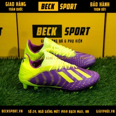 Giày Bóng Đá Adidas X 19.3 Tím Vạch Chuối Gót Chuối FG