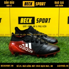 Giày Bóng Đá Adidas X 17.3 Đen Gót Đỏ FG