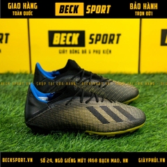 Giày Bóng Đá Adidas X 19.3 Đen Đồng FG