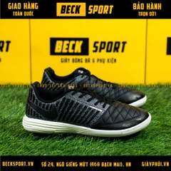 Giày Bóng Đá Nike Lunar Gato Đen Đế Trắng IC