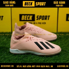 Giày Bóng Đá Adidas X 19.3 Hồng Vạch Đen V2 TF