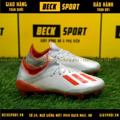 Giày Bóng Đá Adidas X 19.1 Xám Vạch Đỏ Đế Đỏ FG