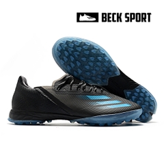 Giày Bóng Đá Adidas X Ghosted.1 Đen Vạch Xanh Biển TF
