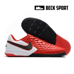 Giày Bóng Đá Nike Tiempo Legend 8 Pro Đỏ Gót Trắng Vạch Đen IC