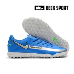 Giày Bóng Đá Nike Phantom GT Academy Xanh biển Vạch Xám TF