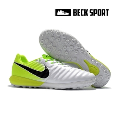 Giày Bóng Đá Nike Tiempo Lunar Legend 7 Pro Trắng Gót Xanh Chuối TF