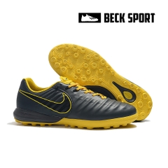 Giày Bóng Đá Nike Tiempo Lunar Legend 7 Pro Xám Đế Vàng TF