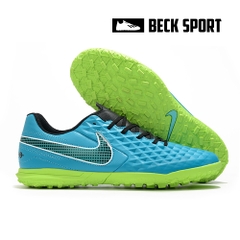 Giày Bóng Đá Nike Tiempo Legend 8 Club EURO Xanh Ngọc Vạch Đen TF