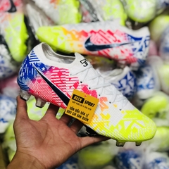 Giày Bóng Đá Nike Mercurial Vapor 13 Elite Neymar Nõn Chuối Đỏ Xanh Biển Vạch Đen FG