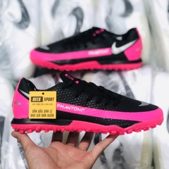 Giày Bóng Đá TQ Nike Phantom GT Academy Đen Hồng Vạch Xám TF