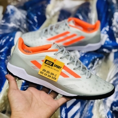 Giày Bóng Đá Adidas X 99.1 Xám Vạch Cam TF