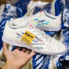 Giày Bóng Đá Adidas X 99.1 Trắng Vạch Xám Bóng TF