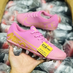 Giày Bóng Đá Nike Mercurial 13 Academy Hồng Vạch Vàng AG