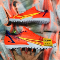 Giày Bóng Đá Nike Mercurial Vapor 14 Academy Đỏ Vạch Vàng V2 TF