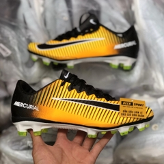 Giày Bóng Đá Nike Mercurial Victory VI Vàng Đen Lưỡi Gà Liền FG