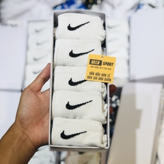 Tất Hộp 5 Đôi Nike Cổ Thấp - Trắng