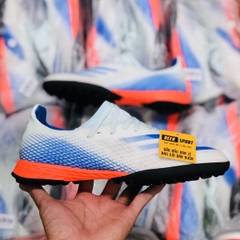 Giày Bóng Đá Adidas X Ghosted.3 Xanh Ngọc Đế Cam HQ TF