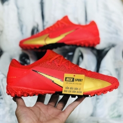 Giày Bóng Đá Nike Mercurial Vapor 13 Pro CR7 Đỏ Vạch Vàng V2 TF