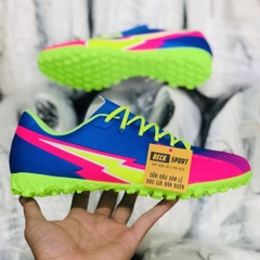 Giày Bóng Đá Nike Mercurial Vapor 13 Academy Xanh Biển Hồng Vạch Chuối V3 TF