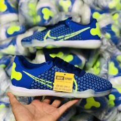 Giày Bóng Đá Nike React Gato Skycourt Xanh Biển Vạch Chuối IC