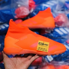 Giày Bóng Đá Adidas Predator 20.3 LL Locality Đỏ Cam Không Dây Cao Cổ TF