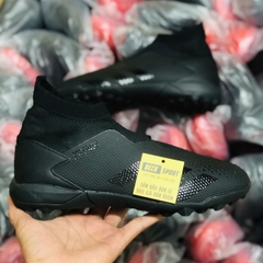 Giày Bóng Đá Adidas Predator 20.3 LL Đen Tuyền Không Dây Cao Cổ TF