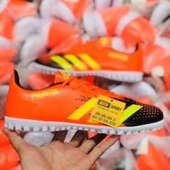 Giày Bóng Đá Adidas Predator 20.3 Cam Mũi Đen Vạch Vàng V2 TF