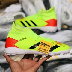 Giày Bóng Đá Adidas Predator 20.3 Nõn Chuối Đỏ Vạch Đen Cổ Cao TF