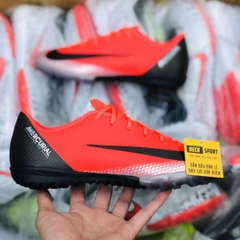 Giày Bóng Đá Nike Mercurial Vapor 6 Academy CR7 Cam Đỏ Gót Đen TF