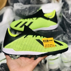 Giày Bóng Đá Adidas X 19.3 Xanh Lá Vạch Đen TF