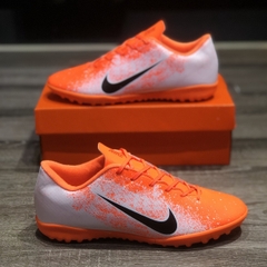 Giày Bóng Đá Trẻ Em Nike Mercurial Academy Trắng Cam TF