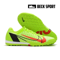 Giày Bóng Đá Nike Mercurial Vapor 14 Pro Nõn Chuối Vạch Đen Cam Cổ Lửng HQ TF