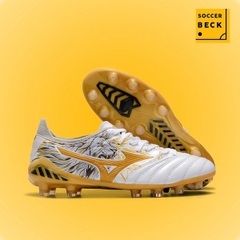 Giày Bóng Đá TQ Mizuno Morelia Neo 3 Sergio Ramos Trắng Vàng V2 FG