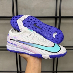 Giày Bóng Đá Nike Mercurial Vapor 16 Elite V2 Trắng Xanh Ngọc Tím Cổ Lửng TF