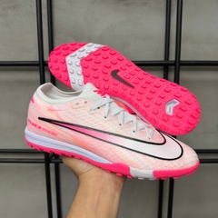 Giày Bóng Đá Nike Mercurial Vapor 16 Elite V2 Trắng Hồng Cổ Lửng TF