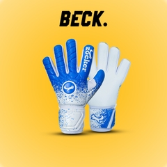 Găng Tay Thủ Môn Zocker Spencer Trắng Xanh Biển
