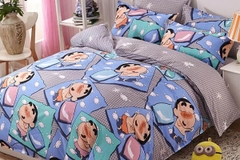Bộ chăn ga gối hình hoạt hình H17 - 049