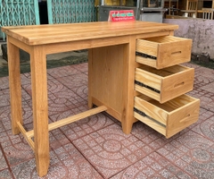Bàn Làm việc 3 hộc kéo gỗ sồi mỹ