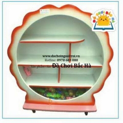 giá đồ chơi mầm non hình hoa -  B174