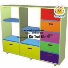 tủ đồ chơi 4 khoang 7 ô kéo - B150