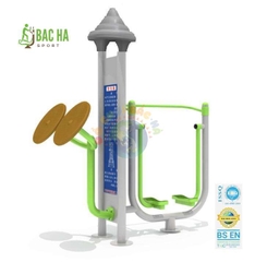 MÁY TẬP TAY VAI KẾT HỢP ĐI BỘ TRÊN KHÔNG 2 TRỤ LS10