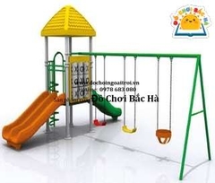 Xích đu liên hoàn cầu trượt - A337