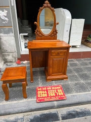 Bàn phấn gỗ cẩm vàng - hàng đặt theo yêu cầu