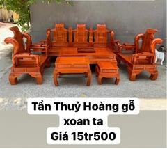 Bộ bàn ghế tần thuỷ hoàng gỗ xoan