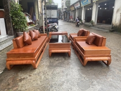 Bộ Bàn Ghế Sofa ZiTo Đùi Gà Đối Gỗ Hương Đá