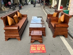 Bộ Sofa Pháo Thủ Gỗ Hương Đá