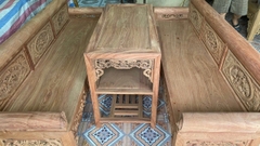 Bộ Bàn Ghế Trường Kỷ Gỗ Hương Đá